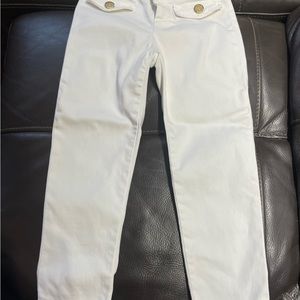 white button jeans